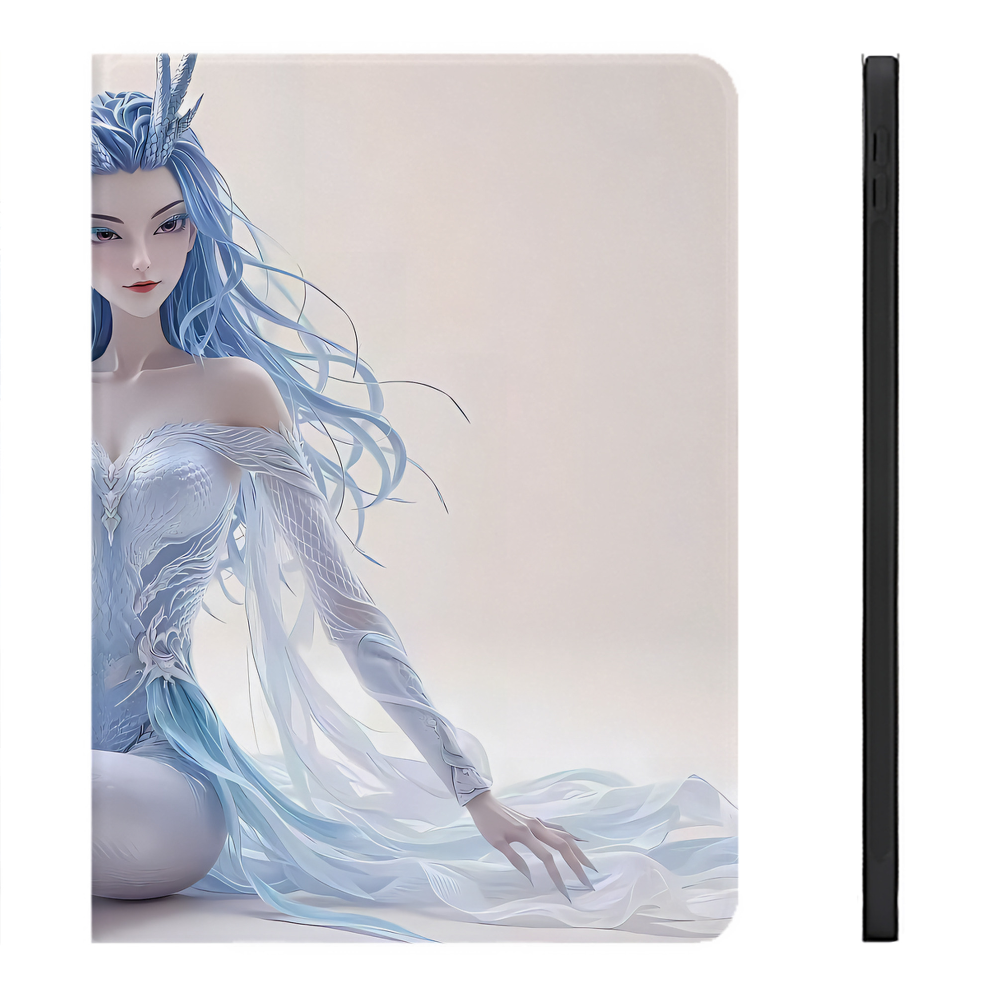 （画像用） Ne Zha 2 ナタ 魔童の大暴れ IPadケース ペンホルダー付き ブックスタイルデザイン